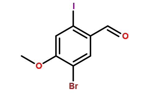 5-溴-2-碘-4-甲氧基苯甲醛