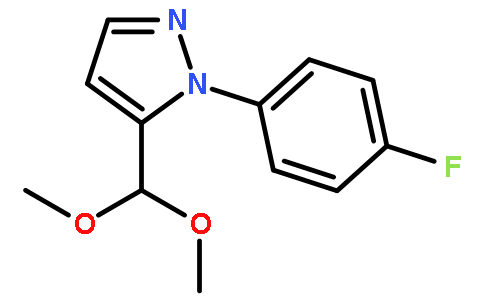 5-(dimethoxymethyl)-1-(4-fluorophenyl)pyrazole