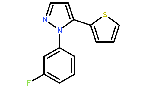 1-(3-fluorophenyl)-5-thiophen-2-ylpyrazole