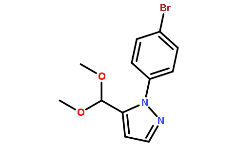 1-(4-bromophenyl)-5-(dimethoxymethyl)pyrazole