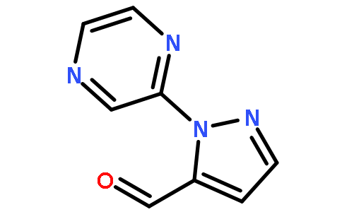 2-pyrazin-2-ylpyrazole-3-carbaldehyde