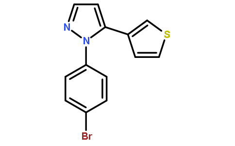 1-(4-bromophenyl)-5-thiophen-3-ylpyrazole