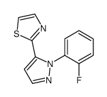 2-[2-(2-fluorophenyl)pyrazol-3-yl]-1,3-thiazole