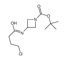 2-Methyl-2-propanyl 3-[(4-chlorobutanoyl)amino]-1-azetidinecarbox ylate