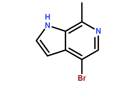 1H-Pyrrolo[2,3-c]pyridine, 4-broMo-7-Methyl-