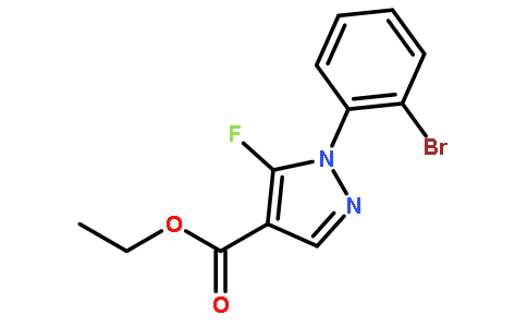 1-(2-溴苯基)-5-氟-1h吡唑-4-羧酸乙酯