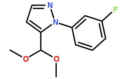 5-(dimethoxymethyl)-1-(3-fluorophenyl)pyrazole