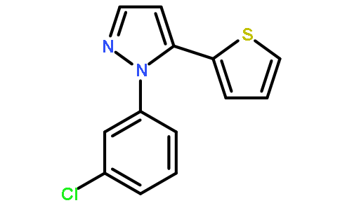 1-(3-chlorophenyl)-5-thiophen-2-ylpyrazole