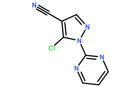 5-chloro-1-pyrimidin-2-ylpyrazole-4-carbonitrile