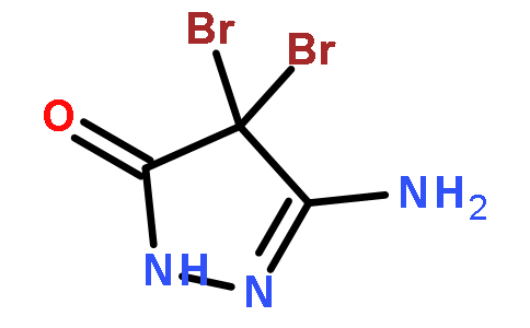 5-氨基-4,4-二溴-2,4-二氢-3H-吡唑-3-酮