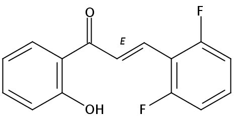 3-(2,6-difluorophenyl)-1-(2-hydroxyphenyl)-2-propen-1-one