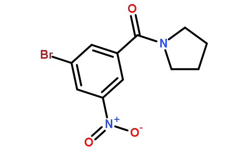 1-(3-溴-5-硝基苯甲酰)吡咯啉