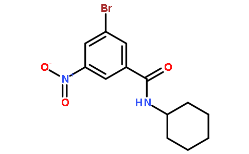N-环己基-3-溴-5-硝基苯甲酰胺