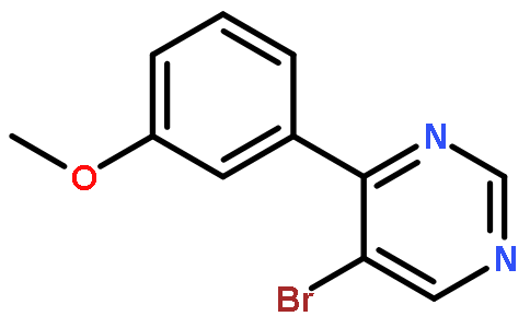 5-溴-4-(3-甲氧基苯基)嘧啶