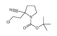 2-(2-氯乙基)-2-氰基吡咯烷-1-羧酸叔丁酯