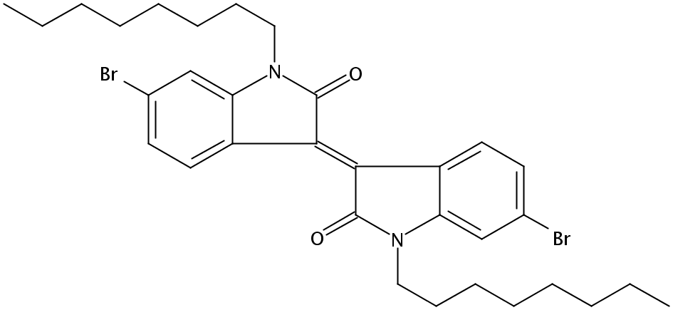 6,6'-二溴-1,1'-二(n-辛基)异靛
