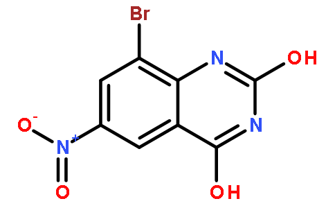 8-溴-6-硝基喹唑啉-2,4-二醇