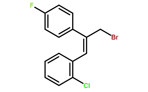 1-(3-溴-2-(4-氟苯基)-1-丙烯-1-基)-2-氯苯