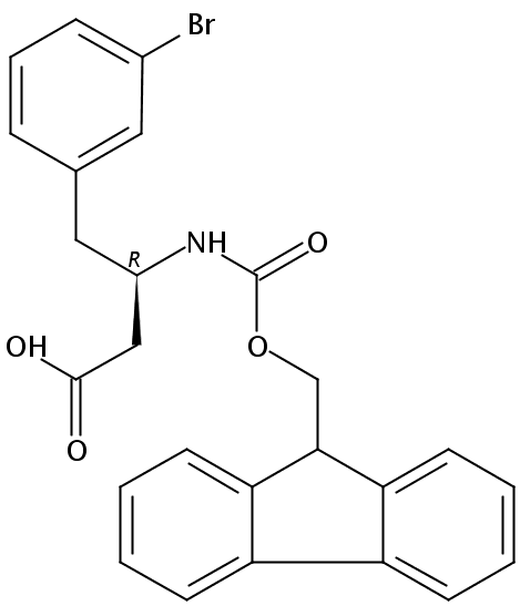 FMOC-(R)-3-氨基-4-(3-溴苯基)丁酸