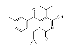 1-(cyclopropylmethyl)-6-(3,5-dimethylbenzoyl)-5-propan-2-ylpyrimidine-2,4-dione