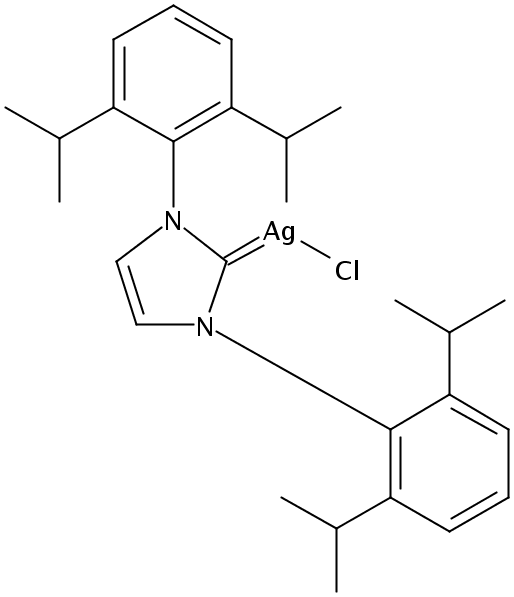 氯[1,3-双(2,6-二异丙苯基)咪唑-2-亚基]银