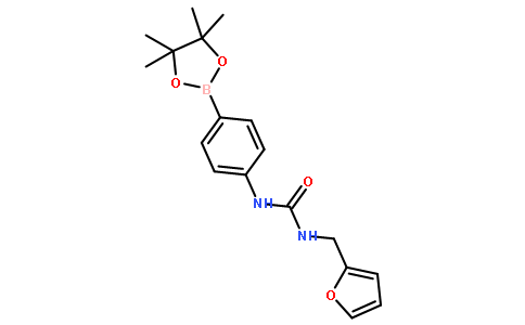 4-(3-糠基脲)苯基硼酸频哪醇酯