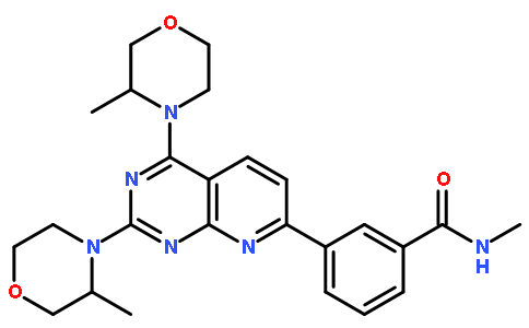 3-[2,4-双((3S)-3-甲基吗啉-4-基)吡啶并[5,6-e]嘧啶-7-基]-N-甲基苯甲酰胺