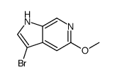 3-溴-5-甲氧基-1H-吡咯并[2,3-c]吡啶