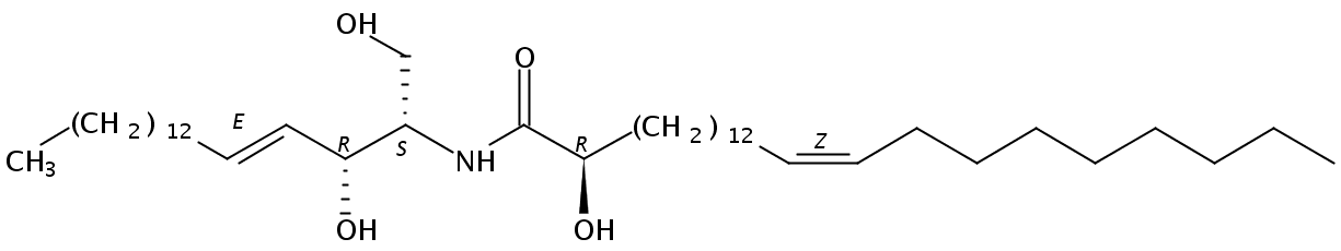 N-(2'-(R)-hydroxynervonoyl)-D-erythro-sphingosine