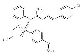 N-[2-[N-(4-氯肉桂)-N-甲基氨基]苯基]-N-(2-羟乙基)-4-甲氧苯磺酰胺磷酸酯盐