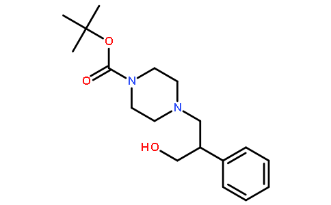 4-(3-羟基-2-苯基-丙基)-哌嗪-1-羧酸叔丁酯
