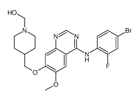 [4-[[4-(4-bromo-2-fluoroanilino)-6-methoxyquinazolin-7-yl]oxymethyl]piperidin-1-yl]methanol