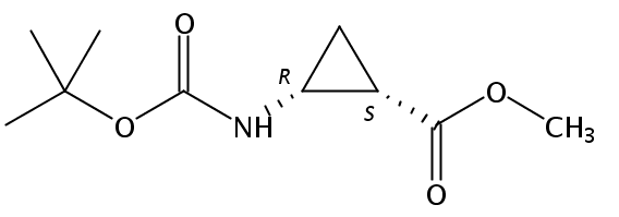 (1R,2S)-rel-Methyl 2-((tert-butoxycarbonyl)amino)cyclopropanecarboxylate