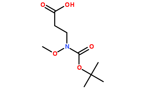 N-Boc-N-甲氧基-3-胺基丙酸