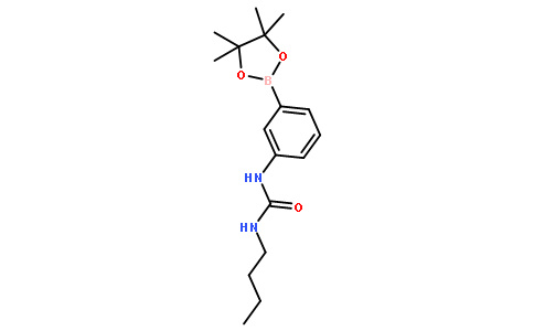 1-丁基-3-(3-(4,4,5,5-四甲基-1,3,2-二氧杂戊硼烷-2-基)苯基)脲