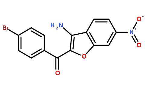 3-氨基-2(4-溴苯酰基)-6-硝基苯并呋喃