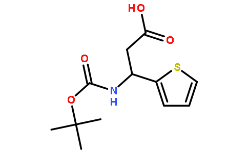 3-[(叔丁氧基羰基)氨基]-3-(2-噻吩)丙酸