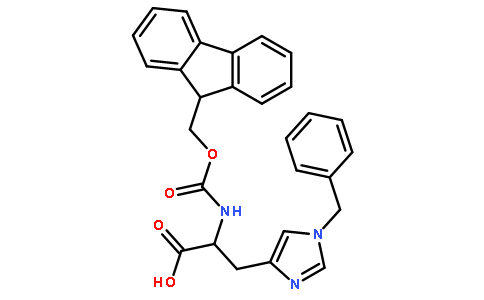 Nα-Fmoc-N(im)-benzyl-L-histidine
