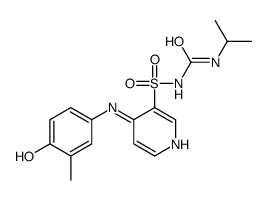 1-[4-(4-hydroxy-3-methylanilino)pyridin-3-yl]sulfonyl-3-propan-2-ylurea