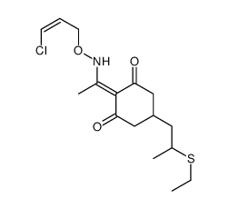 2-[1-[[(E)-3-chloroprop-2-enoxy]amino]ethylidene]-5-(2-ethylsulfanylpropyl)cyclohexane-1,3-dione
