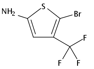 5-bromo-4-(trifluoromethyl)thiophen-2-amine