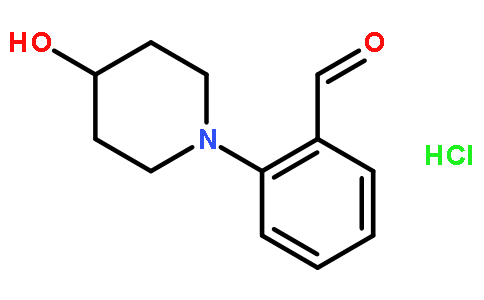 2-(4-羟基哌啶-1-基)苯甲醛盐酸盐