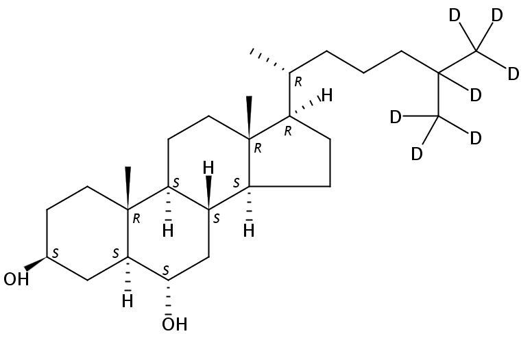6α-hydroxy-5α-cholestane-d7