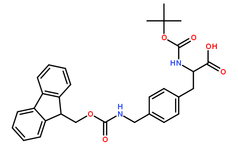 Boc-4-(Fmoc-氨基甲基)-d-苯丙氨酸