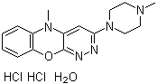 5-甲基-3-(4-甲基-1-哌嗪基)-5H-哒嗪并[3,4-b][1,4]苯并恶嗪二盐酸盐一水合物