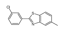 2-(3-氯苯基)-5-甲基苯并[d]噻唑