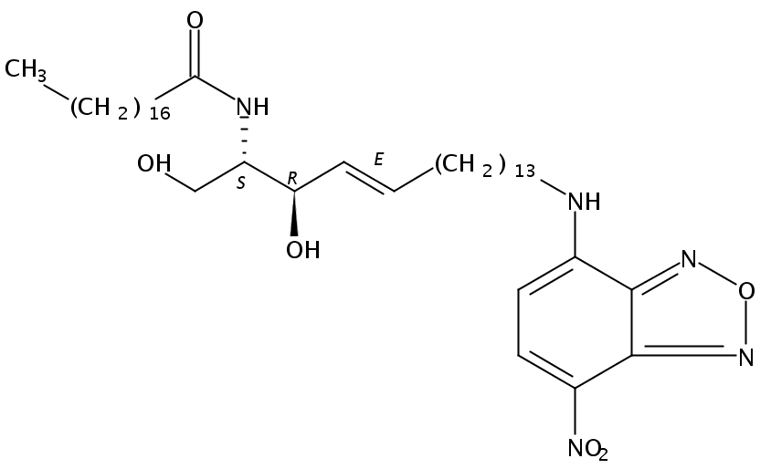 omega(7-nitro-2-1,3-benzoxadiazol-4-yl)-N-stearoyl-D-erythro-sphingosine