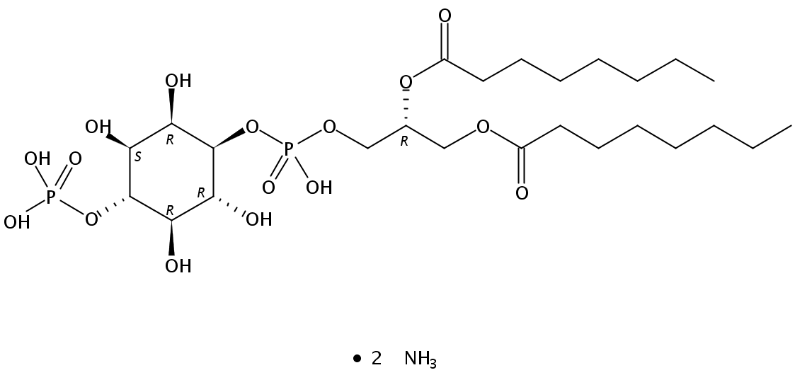 1,2-dioctanoyl-sn-glycero-3-phospho-(1'-myo-inositol-4'-phosphate) (ammonium salt)
