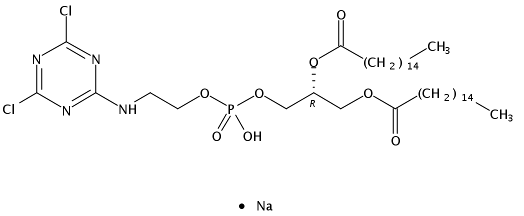 1,2-dipalmitoyl-sn-glycero-3-phosphoethanolamine-N-(cyanur) (sodium salt)