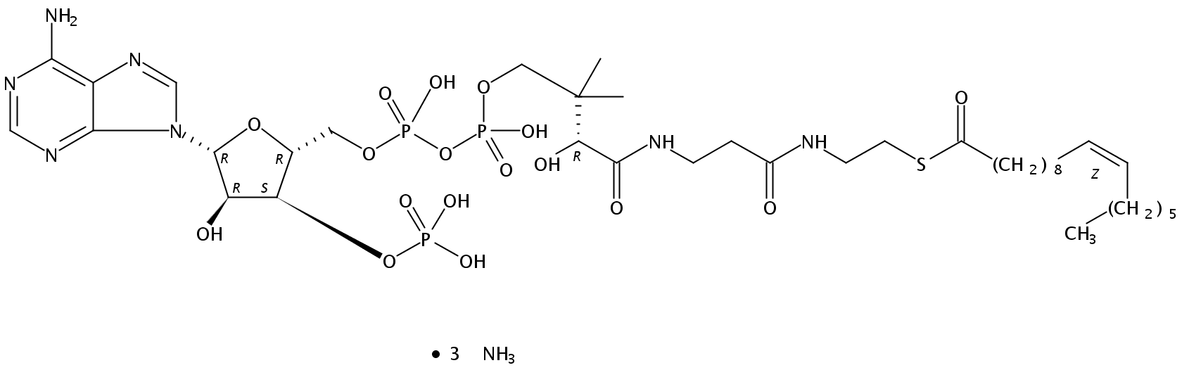 (10Z-heptadecenoyl) Coenzyme A (ammonium salt)
